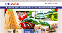 Desktop Screenshot of holonfoods.com