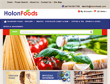 Tablet Screenshot of holonfoods.com